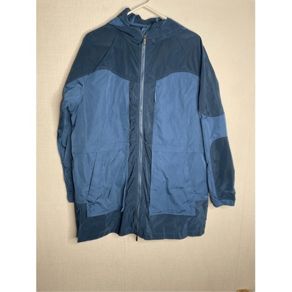 Lululemon Size 12 Ripstop‎ Relaxed-Fit Jacket Adults Raincoat Two tone blue New